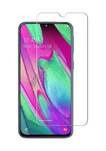 Samsung Galaxy A40 Uyumlu Ekran Koruyucu Screen Protector Tempered Glass Kristal Netliğinde %100 Hd Görüntü, Yüksek Kalite Kırılmaz Temperli Cam