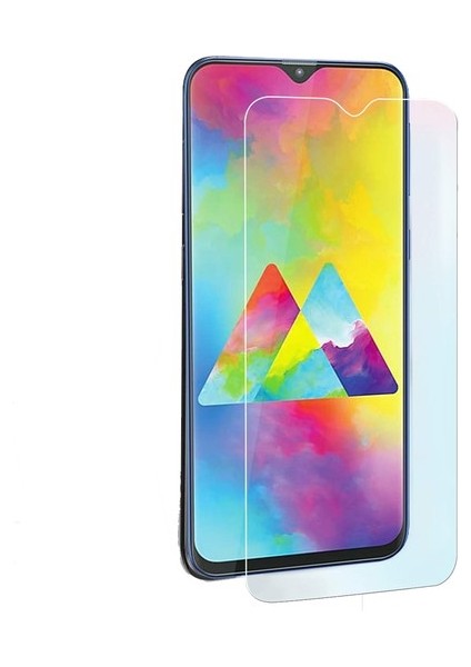 Samsung Galaxy M20 Uyumlu Ekran Koruyucu Screen Protector Tempered Glass Kristal Netliğinde %100 Hd Görüntü, Yüksek Kalite Kırılmaz Temperli Cam