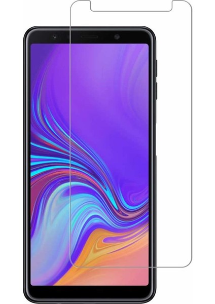 Samsung Galaxy A7 2018 Uyumlu Ekran Koruyucu Screen Protector Tempered Glass Kristal Netliğinde %100 Hd Görüntü, Yüksek Kalite Kırılmaz Temperli Cam