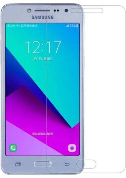 Samsung Galaxy J2 Prime Uyumlu Ekran Koruyucu Screen Protector Tempered Glass Kristal Netliğinde %100 Hd Görüntü, Yüksek Kalite Kırılmaz Temperli Cam