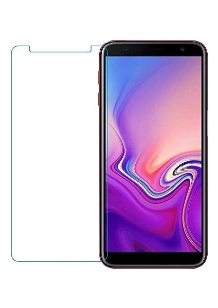 Samsung Galaxy J6 Plus Uyumlu Ekran Koruyucu Screen Protector Tempered Glass Kristal Netliğinde %100 Hd Görüntü, Yüksek Kalite Kırılmaz Temperli Cam