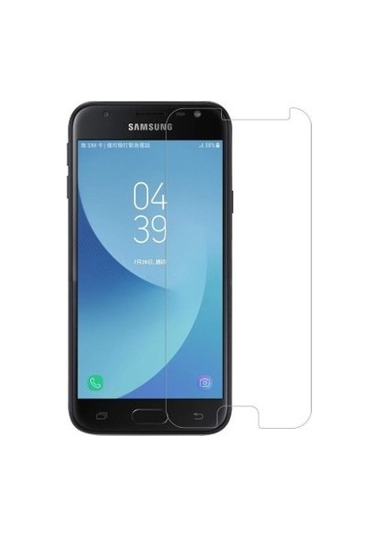 Samsung Galaxy J3 2017 Uyumlu Ekran Koruyucu Screen Protector Tempered Glass Kristal Netliğinde %100 Hd Görüntü, Yüksek Kalite Kırılmaz Temperli Cam