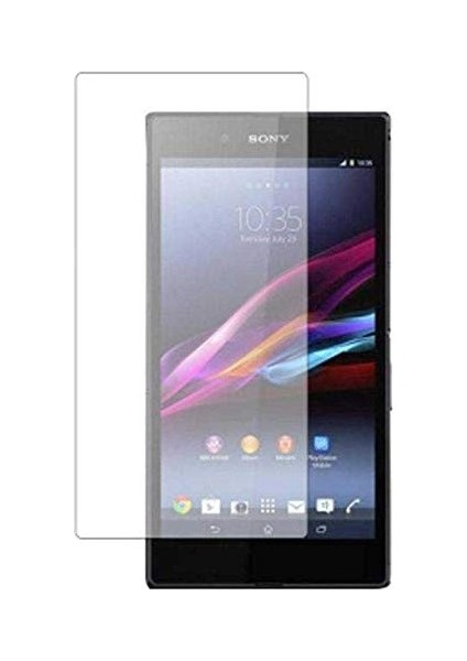 Sony Xperia Z Ultra Uyumlu Ekran Koruyucu Screen Protector Tempered Glass Kristal Netliğinde %100 Hd Görüntü, Yüksek Kalite Kırılmaz Temperli Cam
