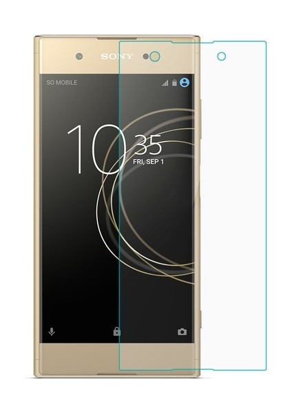 Sony Xperia Xa1 Ultra Uyumlu Ekran Koruyucu Screen Protector Tempered Glass Kristal Netliğinde %100 Hd Görüntü, Yüksek Kalite Kırılmaz Temperli Cam