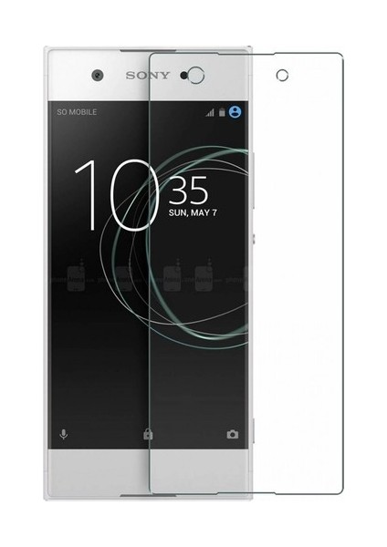 Sony Xperia Xa1 Uyumlu Ekran Koruyucu Screen Protector Tempered Glass Kristal Netliğinde %100 Hd Görüntü, Yüksek Kalite Kırılmaz Temperli Cam