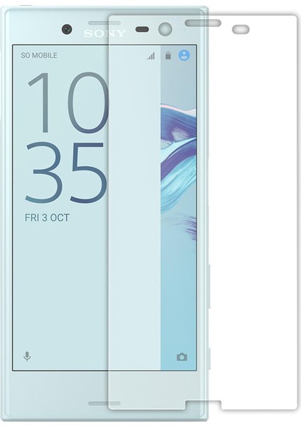 Sony Xperia x Compact Uyumlu Ekran Koruyucu Screen Protector Tempered Glass Kristal Netliğinde %100 Hd Görüntü, Yüksek Kalite Kırılmaz Temperli Cam
