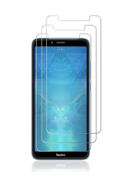 Xiaomi Redmi 7A Uyumlu Ekran Koruyucu Screen Protector Tempered Glass Kristal Netliğinde %100 Hd Görüntü, Yüksek Kalite Kırılmaz Temperli Cam