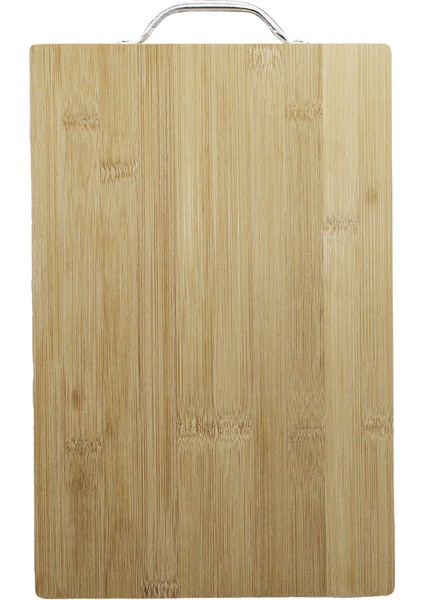 Ahşap Bambu Kesim Panosu Metal Kulplu 20X30X1.7CM (K0)