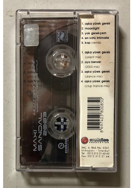 Mustafa Sandal – Maxi Sandal 2003 Aya Benzer Kaset (Orjnal Dönem Baskı Kaset) fiyatları
