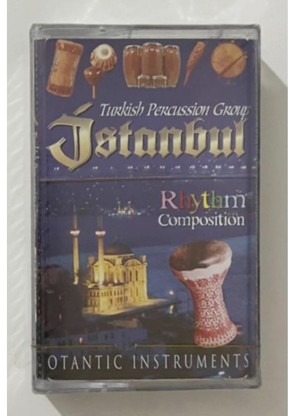 Istanbul Percussion Group Kaset (Jelatininde Sıfır Orjnal Dönem Baskı Kaset)