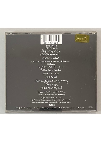 Phill Collins – But Seriously CD (Orjnal Dönem Baskı Cd)