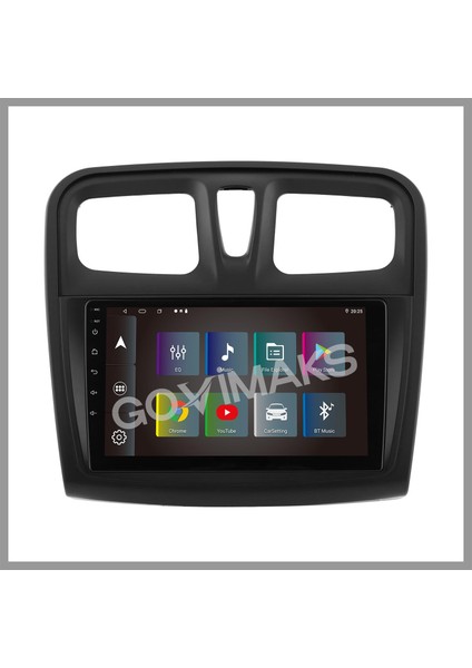 GOVİMAKS DACIA SANDERO LOGAN 2015-2018 UYUMLU 2 GB RAM 32 GB HAFIZA ANDROID MULTIMEDIA TEYP