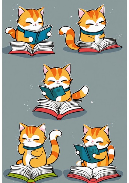 Sevimli Kedi Sticker Planner Ajanda Bullet Journal Için Uygun Set fiyatları