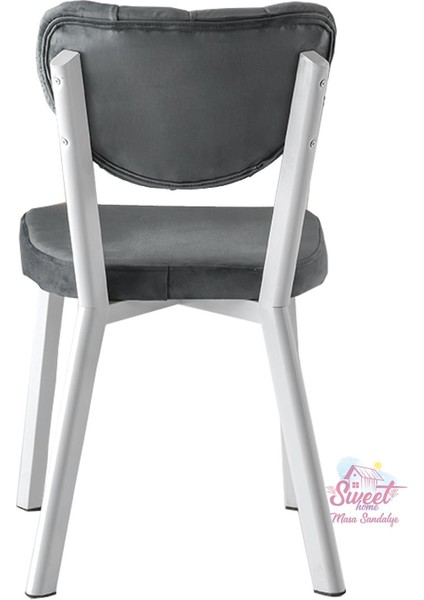 Simge Metal Sandalye Renkli Ayak 4 Lü Set Cafe,restaurant,mutfak,salon,yemek Odası Sandalyesi modelleri