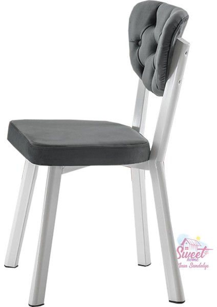 Simge Metal Sandalye Renkli Ayak 4 Lü Set Cafe,restaurant,mutfak,salon,yemek Odası Sandalyesi fırsatları