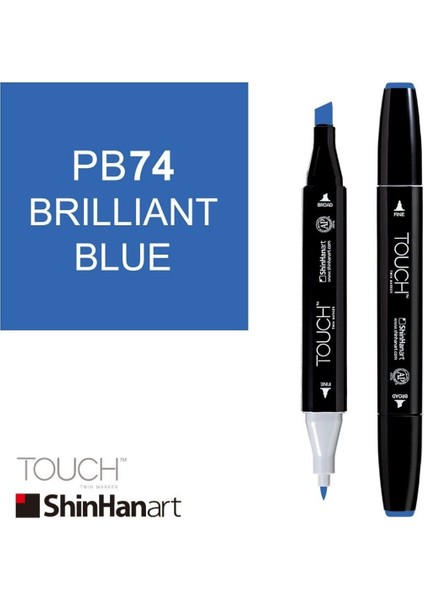 Art Touch Twin Marker PB74 Brilliant Blue fiyatları