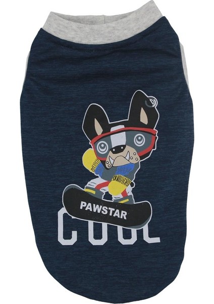 Navy Blue Cool Lacivert Cool Kedi Köpek Tişörtü fiyatları