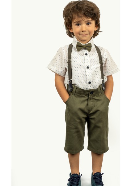 Erkek Çocuk Yazlık Takım Elbise Papyonlu ve Slopetli "yaman" Modeli fiyatları