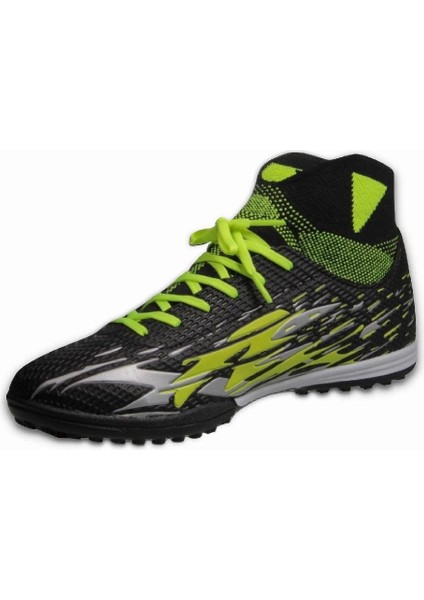 M.p Unisex Bağcıklı Siyah-Sarı Halı Saha Futbol Ayakkabısı 241-1700GR fırsatları