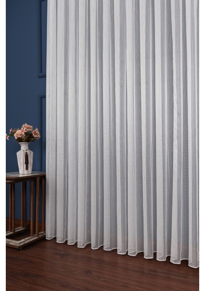 Smooty Örgü Ekru Düz Tül Perde Ütü Istemez (1/3 Sık Pile) modelleri