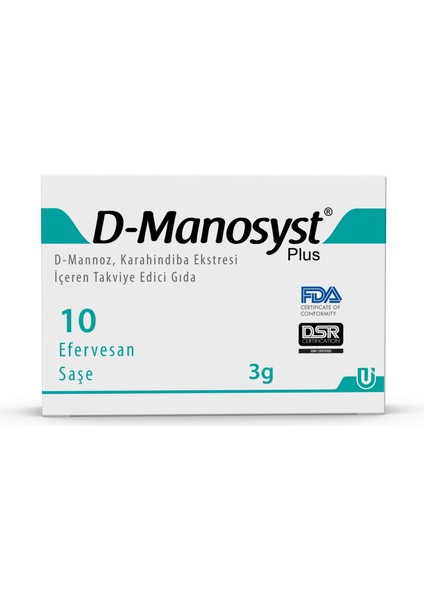 D-Manosyst Plus 10 Saşe