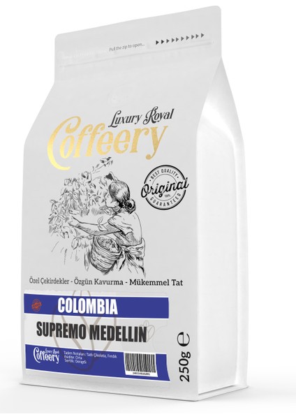 Colombia Supremo Medellin Roast Yöresel Kahve