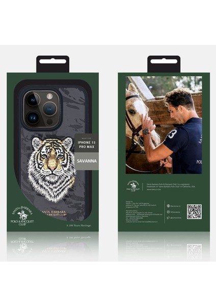 iPhone 15 Pro Uyumlu Kılıf 3Boyutlu PU Deri Savanna İçi Süet Kapak - Snow Leopard Siyah modelleri