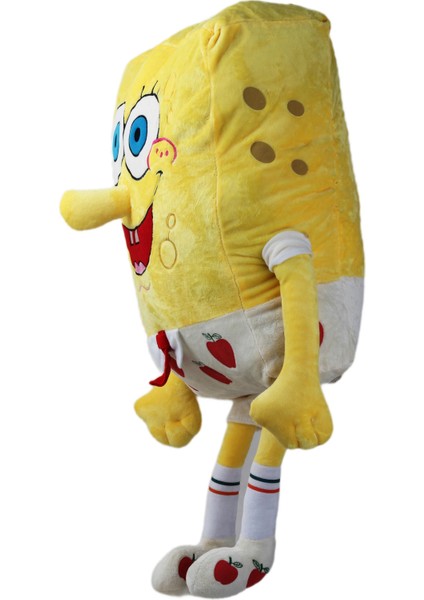 Ithal Kumaş Renkli 3 Boyutlu Sünger Bob Figür Peluş Oyuncak Çeşitleri Uyku & Oyun Arkadaşı Dev 70 cm modelleri