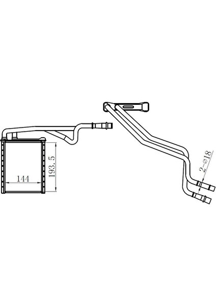 Kalorifer Radyatoru Courier 14 1.5-1.6 Tdci 18051