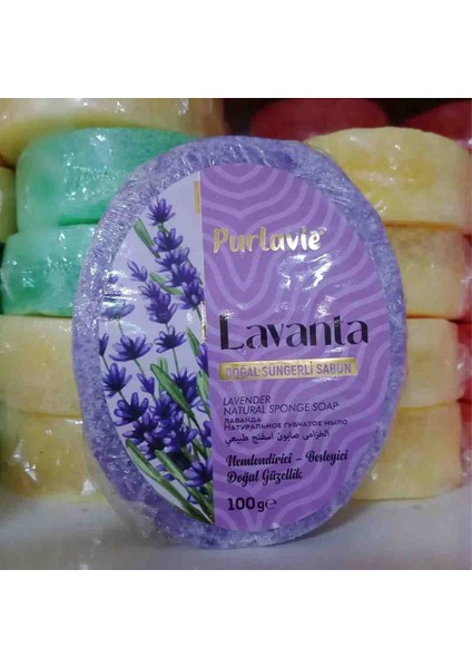 Lavanta Özlü Doğal Süngerli Sabun fiyatları