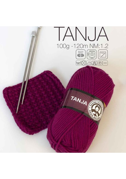 Tanja El Örgü İpliği 100 gr Renk 999 SİYAH fırsatları