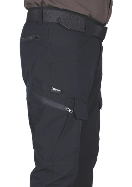 Tactical Taktik Pantolon Outdoor  Cep Esnek ve Hafif Malzeme Likrali (Mevsimlik)-siyah