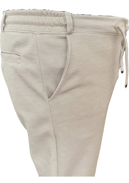 Erkek Rahat Kesim Beli Bağlamalı Yan Cepli Esnek Battal Jogger Pantolon fırsatları