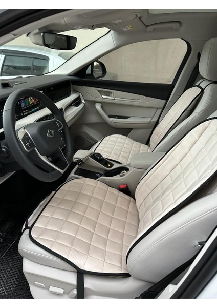 Togg T10X Premium Oto Bej Minder Seti (7 Parça)