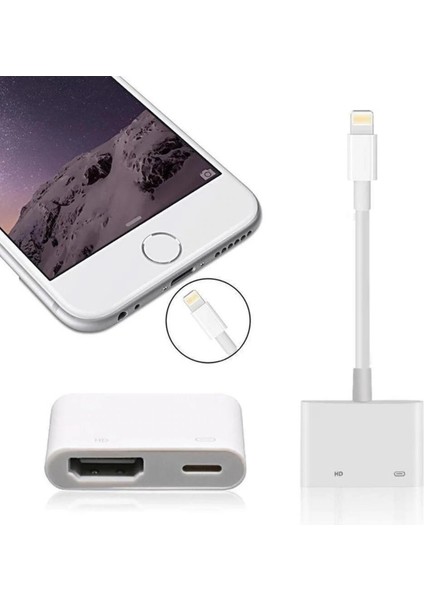 Apple iPhone iPad Lightning To 4K 1080P Hd HDMI Lightning Okuyucu Çevirici fiyatları