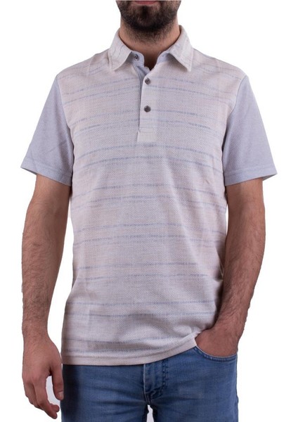 2281BB Gri Polo Yaka Erkek T-Shirt fiyatları