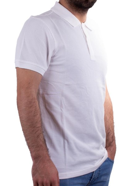 2277BB Ekru Polo Yaka Erkek T-Shirt