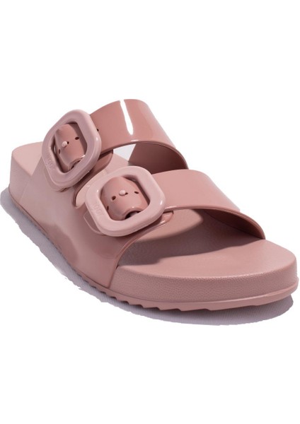 S10334BB Habana Brillo Pembe Ortopedik Günlük Kadın Terlik