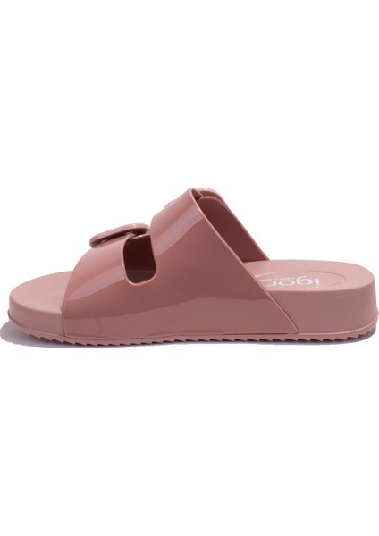 S10334BB Habana Brillo Pembe Ortopedik Günlük Kadın Terlik modelleri