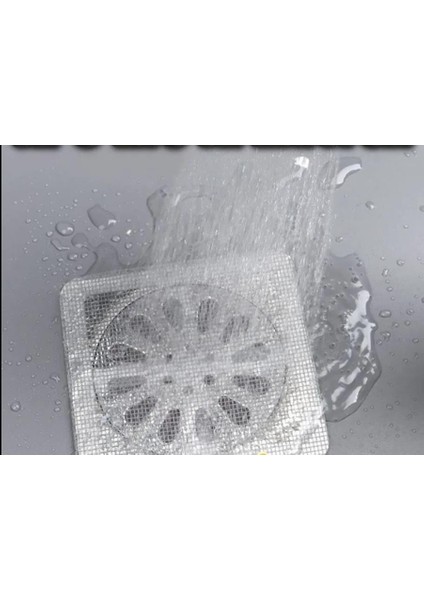 4 Adet Yapışkanlı Gider Kapatacı Lavabo Tıkacı Gider Kapağı