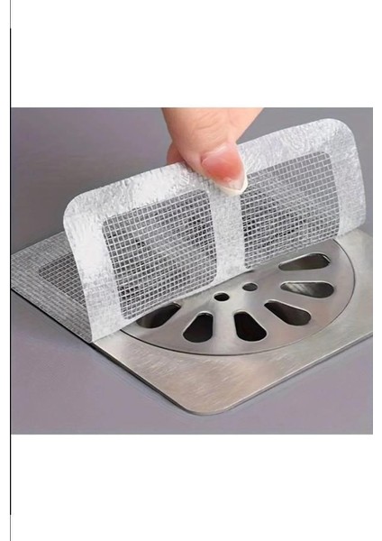 4 Adet Yapışkanlı Gider Kapatacı Lavabo Tıkacı Gider Kapağı