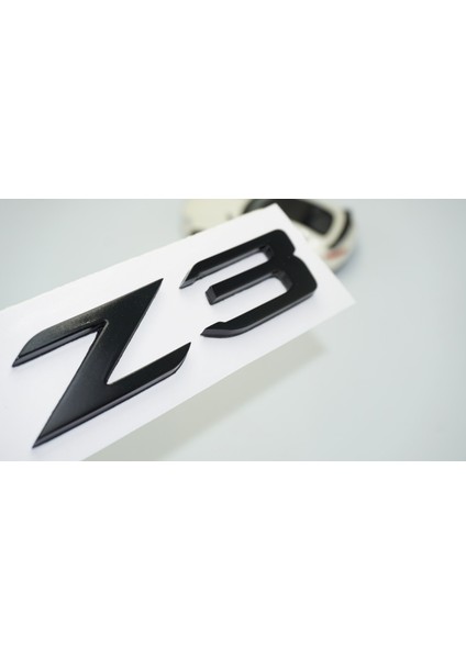 Z3 Bagaj Siyah Abs 3m 3D Yazı Logo Bmw Ile Uyumlu