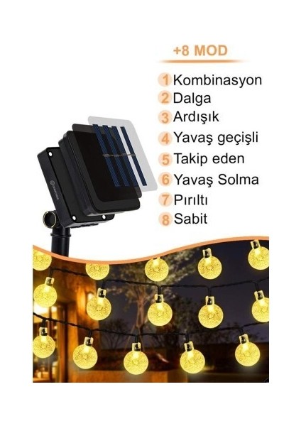 Dekoratif Bahçe Lambası 6 Metre