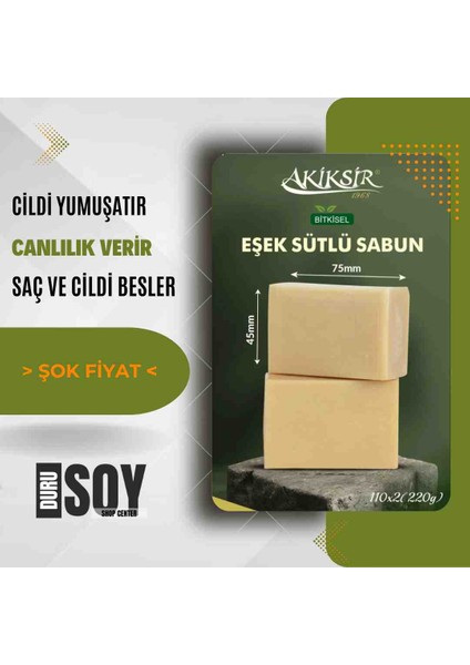 Eşek Sütlü Doğal Sabun 2X110GR