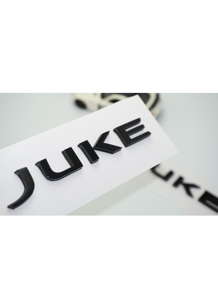 Juke Siyah Abs Çamurluk Yazı Seti Logo Nissan Ile Uyumlu