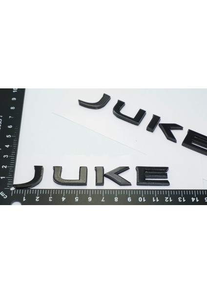 Juke Siyah Abs Çamurluk Yazı Seti Logo Nissan Ile Uyumlu modelleri