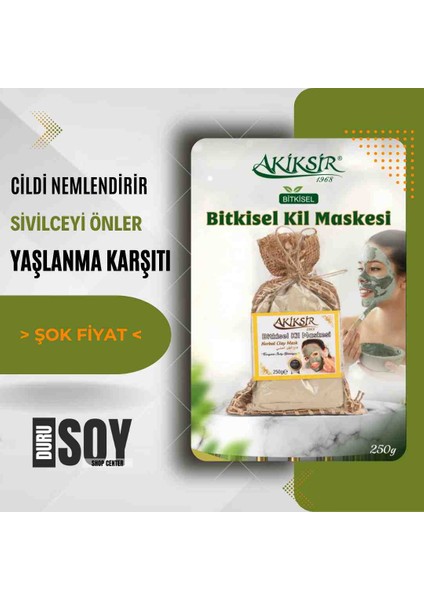 Bitkisel Kil Maskesi
