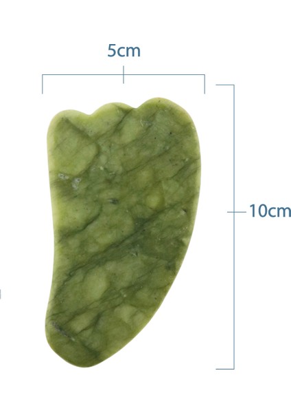 Yeşim Face Roller Ve 2'li Guasha Seti Yüz Masaj Aleti Takımı Masaj Seti Doğal Taş Sertifikalı