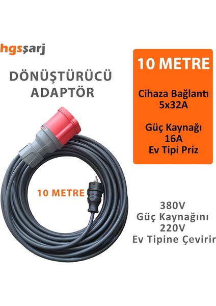 Bemis 10 Metre Dönüştürücü Adaptör