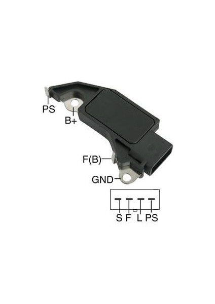 12V Alternatör Konjektör Delco Tipi (4 Fiş Soketli)